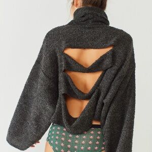 Out From Under Tear Away Turtleneck Sweater - S